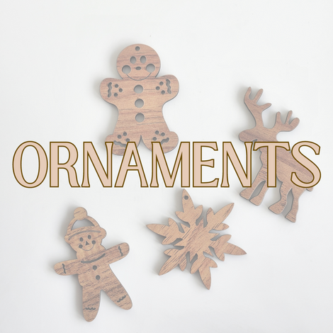 Woden Ornaments