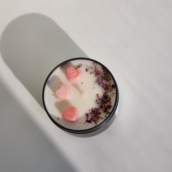 Cranberry Rose Soy Wax Candle