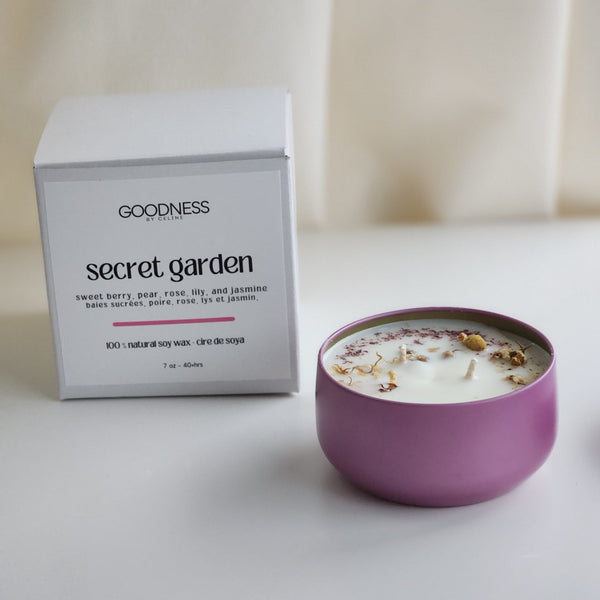 Secret Garden Soy Wax Candle