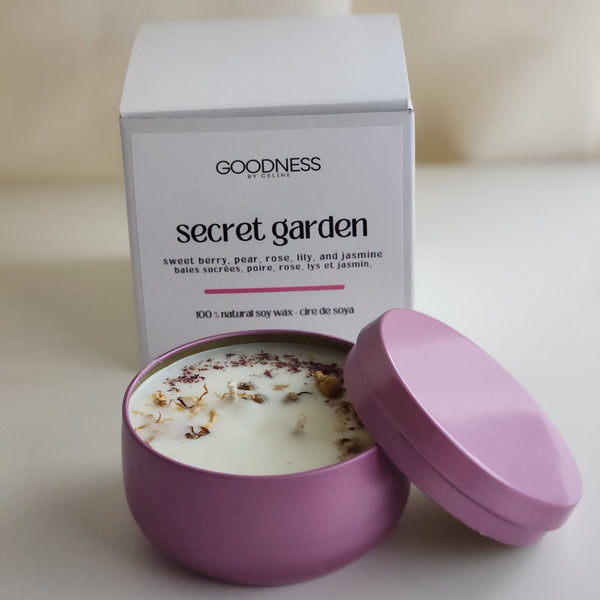 Secret Garden Soy Wax Candle